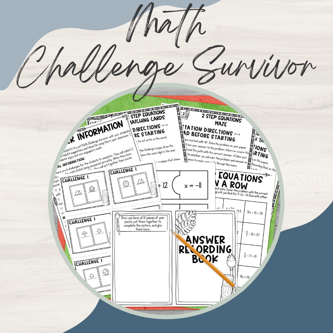 Math Challenge Survivor Rooms