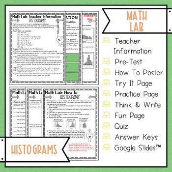 Includes teacher info, pre-test, poster, try it, practice and more