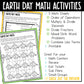 Earth Day Match Activities Packet with mixed skills