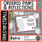 Ordered Pairs and Reflections Trashketball Game