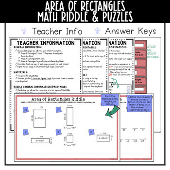 Includes teacher info and answer keys