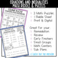 Equations and Inequalities Mini Math Puzzles and Riddles 2 Math Puzzles, 1 Riddle Sheet