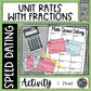 Unit Rates with Fractions Math Speed Dating - Task Cards