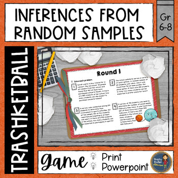 Inferences from Random Samples Trashketball Math Game