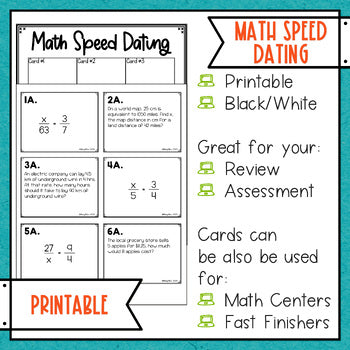 Solving Proportions Math Speed Dating - Task Cards