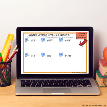 Decimals Riddles More Multiplying and Dividing Decimals - Print and Digital