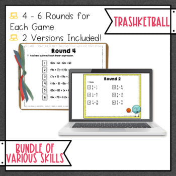 Trashketball Math Games Bundle - All Games