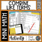 Combine Like Terms Math Activities Puzzles and Riddle - Print and Digital