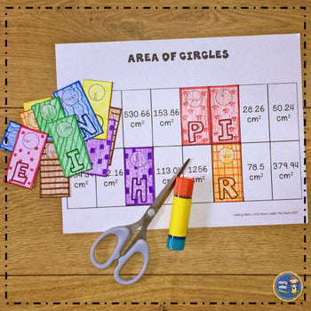 Area and Circumference of Circles Bundle Pi Day