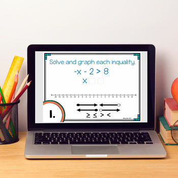 Solving Two Step Inequalities Task Cards Havoc Math Relay