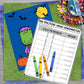 Halloween Adding Fractions with Unlike Denominators Math Coloring Page